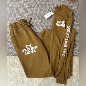 TALENTLESS Sweatsuit “I’m Staying Home.”